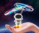 Летающий левитирующий спинер "Космонавт" ударопрочный с LED подсветкой, коул. белый (77929425) - изображение 3