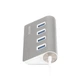 Концентратор USB 3.0 Maxxter 4хUSB3.0 Silver (HU3A-4P-01) - изображение 3