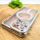 Чехол Hoco Diamond case with MagSafe для iPhone 15 Pro Sliver - изображение 3