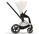Універсальна коляска 2 в 1 Cybex Priam 4.0 Off White шасі Rose gold - зображення 7