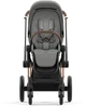 Універсальний візочок 3 в 1 Cybex Priam 4.0 шасі Rosegold (автокрісло Cloud T i-Size) Mirage grey - зображення 6