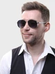Солнцезащитные очки Marc John MJ0794 Серые (MER190031) - изображение 3