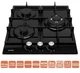 Газовая варочная поверхность ventolux hg430 m7g cest (bk) - изображение 7