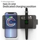 Бездротова зарядка для iPhone і Apple Watch MagSafe Duo Crystal T02 15W - зображення 2