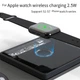 Бездротова зарядка для iPhone і Apple Watch MagSafe Duo Crystal T02 15W - зображення 3