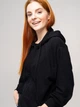 Толстовка на молнии с капюшоном женская ROZA 211201 L Черная (4824005686955) - изображение 2