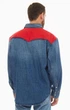 Чоловіча джинсова сорочка Calvin Klein Jeans, синя, розмір XL - изображение 4
