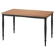Стіл IKEA ДАНДЕРЮД, сосна, чорний, 130x80 см, 604.431.46 - зображення 1