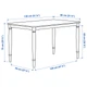 Стіл IKEA ДАНДЕРЮД, сосна, чорний, 130x80 см, 604.431.46 - зображення 4