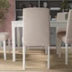 Стілець IKEA BERGMUND, білий, Халларп бежевий, 393.880.76 - зображення 6