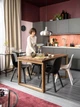 Стол IKEA МОРБИЛОНГА, дубовый шпон коричневая морилка, 140x85 см, 503.862.45 - изображение 4