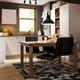 Стол IKEA МОРБИЛОНГА, дубовый шпон коричневая морилка, 140x85 см, 503.862.45 - изображение 5