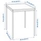 Стол IKEA SANDSBERG, черный, 67x67 см, 594.204.00 - изображение 12