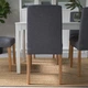 Стул IKEA BERGMUND, под дуб, Гуннаред классический серый, 393.845.68 - изображение 7