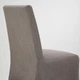 Стул средней длины с чехлом IKEA BERGMUND, белый, Нольхага серый, без, 393.900.03 - изображение 11