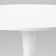 Стіл+4 стільці IKEA DOCKSTA / TOBIAS, білий білий, хром, 103 см, 494.834.31 - зображення 3