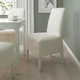 Стул средней длины с чехлом IKEA BERGMUND, белый, Вставки белые, 893.847.35 - изображение 3