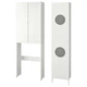 Комбинация для хранения белья IKEA НЮШЁН белый, 105x32x190 см 094.159.53 - изображение 1