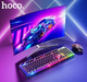Клавиатура игровая проводная Hoco GM-I8 Pro с LED подсветкой и оптической мышкой RGB USB для Windows/MAC - изображение 12