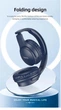 Беспроводные Накладные Bluetooth наушники c микрофоном Hoco W40 Mighty Bluetooth Blue - изображение 4