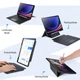 Чехол клавиатура для планшета DUX DUCIS Bluetooth 5.0 Keyboard для Samsung Galaxy Tab S9 FE Plus X610/X616B - изображение 3