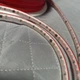 Стрічка LED світлодіодна рожева 9W/m на 220V 11*5.5мм вологозахищена IP65 клейка 120 LED/m AVT - зображення 3