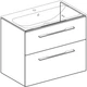 Тумба под раковину Geberit Selnova Square, slim rim 80 см, белый глянцевый 501.208.00.1 - изображение 6