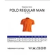 Мужская рубашка-поло JHK, POLO REGULAR MAN, голубая, футболка поло, размер XS - изображение 5