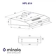 Вытяжка плоская Minola HPL 614 BL - изображение 11