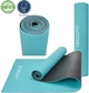 Коврик туристический каремат TECOFIT PVC 173x61x0.5 см Бирюзово/Черный (2946980122302) - изображение 4
