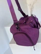 Спортивна жіноча сумка ЗD Bags "Конверт" на 4 відділення для спортзалу та подорожей компактна 40x23x23 см Темно-фіолетова Сливова (4693) - зображення 5