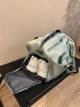 Спортивная женская сумка ЗD Bags "Конверт" на 4 отделения для спортзала компактная 41x23x23 см Ментол-мята (4643) - изображение 4