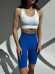 Велосипедки жіночі EASY з Push Up Фітнес Спорт Однотонні Безшовні XS-S Синій електрик (XS070000S) - зображення 1