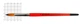 Пензель синтетика кругла Kolos Synthetic Carrot 1097R № 10 коротка ручка (4210970R10) - зображення 2