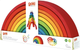 Piramida Goki Rainbow building blocks (4013594584784) - obraz 1