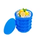 Пристрій для виготовлення кубиків льоду силикон Ice Cube Maker Синій (SN9QI13217) - зображення 2