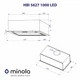 Вытяжка полновстраиваемая Minola HBI 5627 BL 1000 LED - изображение 10