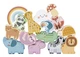 Тактильная игра "Таинственное ведерко" Tooky Toy деревянное сенсорное лото - изображение 6