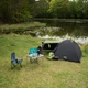 Туристичний намет Nils Camp NC6012 Trekker зелений-сірий - изображение 9
