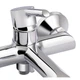 Смеситель для ванны латунный с коротким изливом Qtap Grand Chrome Хром - изображение 4