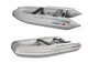 Лодка с надувным дном Navigator AIR 360 Standart светло-серый - изображение 2