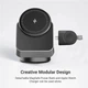 Док-станція Vikefon 3в1 360 ° Magnetic для iPhone 14/13/12 MagSafe, Apple Watch, AirPods Pro, AirPods 2/3 - зображення 4