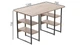 Компьютерный стол Ferrum-decor Карэн 75x120x70 черный ДСП Дуб Сан-Марино 32мм - изображение 1