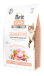 Сухой беззерновой корм для кошек с чувствительным пищеварением Brit Care Sensitive Digestion с индейкой и лососем 2 кг - изображение 1