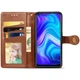 Кожаный чехол книжка GATMEN PREMIUM Gallant (PU) для Xiaomi Redmi Note 9 / Redmi 10X Brown - изображение 3