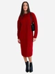 Платье вязаное миди женское ARTKNIT Оливия One Size Красное (4823093454965) - изображение 1