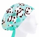 Медицинская шапочка женская HeadwearUniverse универсальная принт Панды на листьях - изображение 1