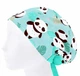 Медицинская шапочка женская HeadwearUniverse универсальная принт Панды на листьях - изображение 3