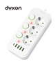 Фільтр-подовжувач DYXON 3+4 USB-A + USB-C (PD) + 3 Power switch 2M White - зображення 2