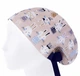 Медицинская шапочка женская HeadwearUniverse универсальная принт Кролик в очках - изображение 3